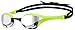 arena Cobra Ultra Racing Swim Goggles for Men and Women, Silver / Green / White, Mirrored