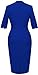 HOMEYEE Women's Classy Short Sleeve Official Sheath Casual Pencil Dress 693