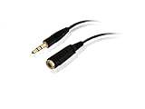 iMBAPrice iMBA-PS-06MF 6-Feet Gold Plated 3.5mm Male to 3.5mm Female Extension Stereo Audio Cable