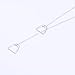 YFN Sterling Silver Double Horse Strirrup Lariat Necklace Gift For Women