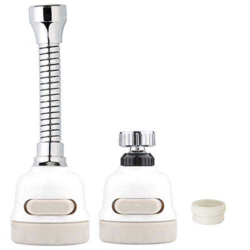 360° Rotatable High Pressure Sink Sprayer Head, Universal ABS Splash