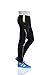 GEEK LIGHTING Men's Active Soccer Training Pants Casual Gym Jogger Sweatpants with Pockets & Zipper Legs