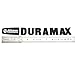 Aimoll 2pcs Allison Duramax Badges Emblems Replacement for Silverado 2500 3500hd (White/Black)