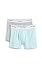 Calvin Klein Men's Underwear Modern Cotton Stretch 2 Pack Boxer Briefs, Keppel/Heather Grey, Medium