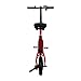 Swagtron 200W SWAGCYCLE Envy Steel Frame Folding Electric Bicycle e Bike w/Automatic Headlight – Reach 10 mph; 264 lbs Max Load - Red