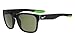 Nike Golf Recover Sunglasses, Matte Black/Wolf Grey Frame, Green Lens
