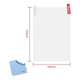 BIRUGEAR 7 inch Universal Premium HD Guard Film Clear LCD Screen Protector for Ematic FunTab Pro 7-inch Kid Safe Tablet / Ematic FunTab 4GB FTABCB-2 / FTABCP-2 7-inch Tablet with Microfiber Cloth