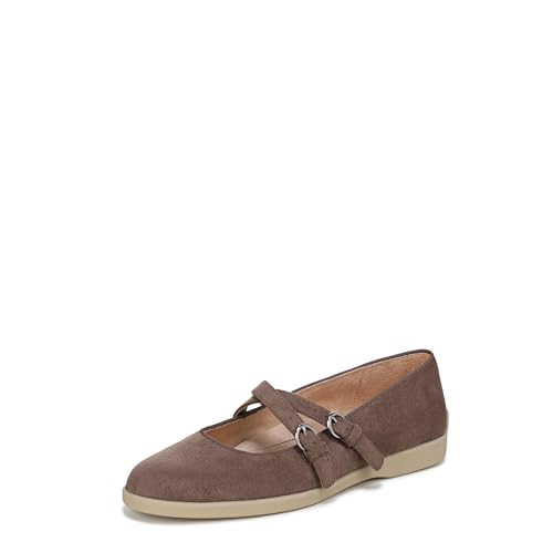 LifeStride Womens Marnie Mary Jane Flat Mocha Brown 11 W