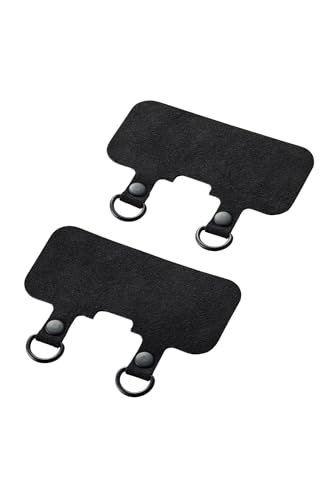 エレコム スマホストラップストラップホルダー2口タイプ 黒の商品画像