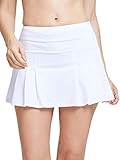 Women's Active Athletic Anytime Skorts with Underneath Shorts Lightweight Quick Dry Workout Skirt with Pocket