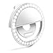 Selfie Ring Light, Enlody Dimmable Clip Ring Lighting - Rechargeable 36 LED Bulbs Light for iPhone, Android, Tablet, iPad, Laptop, Camera (White)