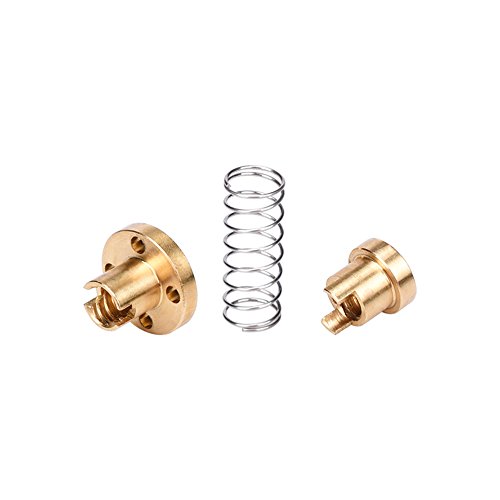 KINGPRINT T8 Anti Backlash Spring Nut Elimination Gap Nut for 8mm Acme Threaded Rod Lead Screws 3D Printer Parts - Thumbnail 2