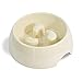 Martha Stewart Slow Feeder Pet Bowl, Ivory, 15.6 fl. oz.