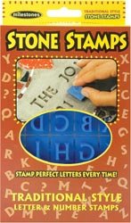 Bulk Buy: Milestone Stone Stamps Traditional Style Letters & Numbers 905-20-510 (3-Pack)