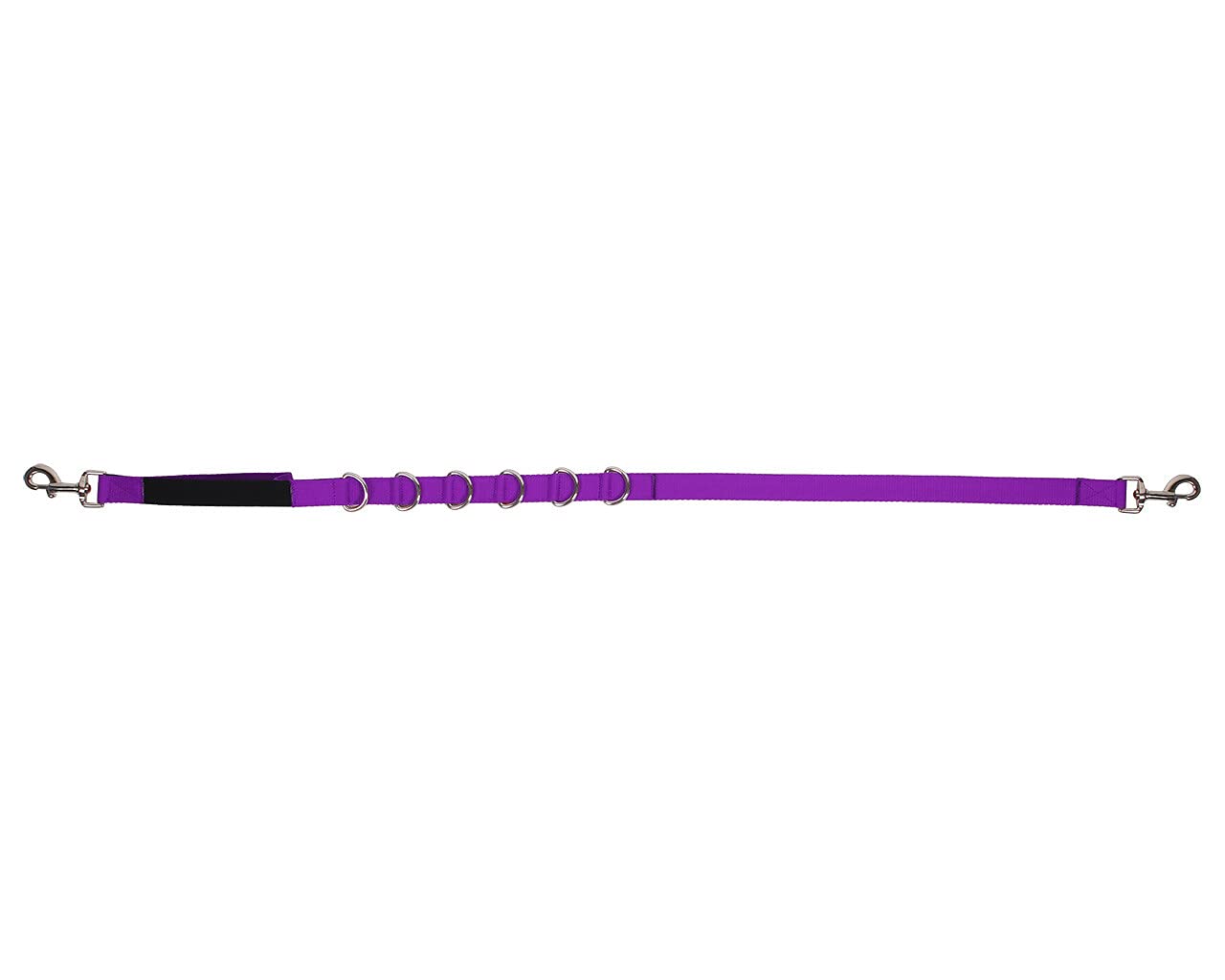 Equipride Side Reins Lunging Reins with 6 D Rings in 7 Amazing Colours Full and Pony (Purple, Full)