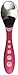 Gerber Graduates Kiddy Cutlery Spoons, Pink/Light Pink, 3 Count