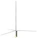 FMUSER GP200 half Wave Professional GP Antenna FM Radio Antenna BNC Sl16 with 33ft. Cable Long Range for 5w/7w/15w/30w/50w/100w fm Transmitters
