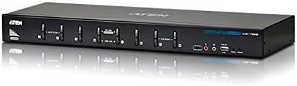 Aten 8 port USB DVI Dual Link KVM Switch with Audio, CS1788-AT-G (KVM Switch with Audio)