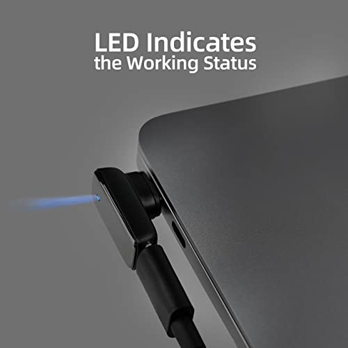 USB C Magnetic Adapter Type C Connector: USB 3.1 Charging Cable Switcher Converter - PD 100W Quick Charge - 9GB/s Data Transfer 4K@60Hz Video Output - Compatible with MacBook Pro/Air USB C Devices