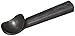 Zeroll 1020-ZT Aluminum Zerolon Anodized Commercial Ice Cream Unique Liquid Filled Heat Conductive Handle,Easy Release 40 Scoops per Gallon Made in USA, 2-Ounce, Black