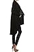 Women Long Duster Maxi Softest Open Front Casual Flowy Viscose Made from Bamboo Cardigan (2X-Large, Black)
