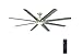Home Decorators Collection Kensgrove 72 in. LED Indoor/Outdoor Brushed Nickel Ceiling Fan