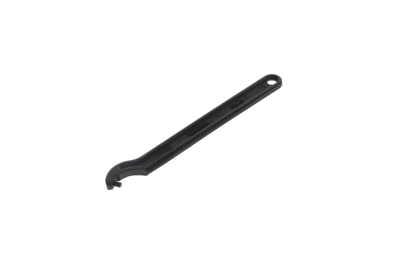 GEDORE Hook spanner with pin, for Capstan nuts, AF 20-22 mm, Tip dia. 8 mm, Ratchet spanner, 40 Z 20-22