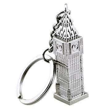 Die Cast Metal London City Assorted Keyrings, London Bus, London Guard,Silver Big Ben, Gold Big Ben, London Black Taxi, Post Box & Two Telephone Boxes - Set of 7 by London Heritage