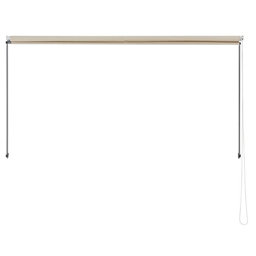 pro.tec Markise 'Malaga' 200 x 120 cm in Sandfarben Beige Witterungsbeständig Sonnenschutz Beschattung Terrasse Garten – Bild 6