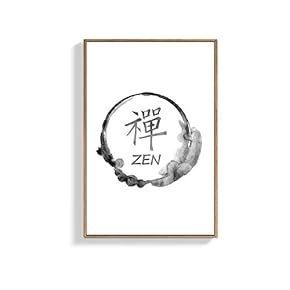 Framed Canvas Wall Art for Living Room, Bedroom Zen Canvas Prints for Home Decoration Ready to Hanging - 16x24 inches
