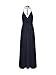 BerryGo Women's Sexy Halter V Neck Dress Floral Backless Split Beach Dress