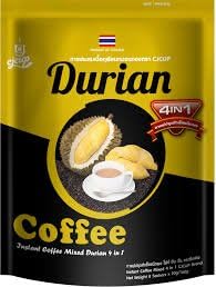 Instant Coffee Mixed 4 in 1 with Durian Healthy Coffee 160g. ( Pack of 2 )