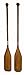 WorldBazzar Set of 2 Nautical Oar Paddle with Flamingo and Pelican Wooden Wall Art Decor 40