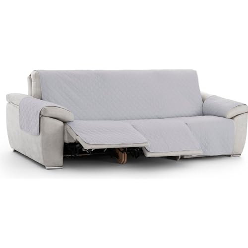 ECOMMERC3 | Relax Sofa Cover Padded and Non-Slip – Grey Sofa Cover, Premium Protection, Comfort and Style in an Adjustable and Washable Design
