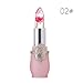 Makeup Lipgloss Lipstick With Flower Inside Crystal Jelly Lip Beauty Bright Flower Lipstick Magic Temperature Change Color Balm, Sexy Long-lasting Moisturizer Color Lipstick By F_topbu (# B)
