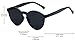 J&L Glasses Transparent Rimless Ultra-Bold Candy Color sunglasses (Black, clear)