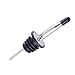 eBoot 12 Pack Stainless Steel Liquor Bottle Speed Pourers Tapered Spout with Rubber Dust Caps