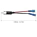 HUIQIAODS H1 H3 Male Headlight Fog Light Bulb Extension Socket Wire Harness Connector Holder Light Bulb Conversion 2 PCS