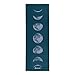 Incline Fit Printed Yoga Mat Anti Slip Printed Yoga Mat for Yoga, Pilates, Stretching, Meditation, Floor & Fitness Exercises, Moon Phases, 6mm, Midnight Skythumb 1