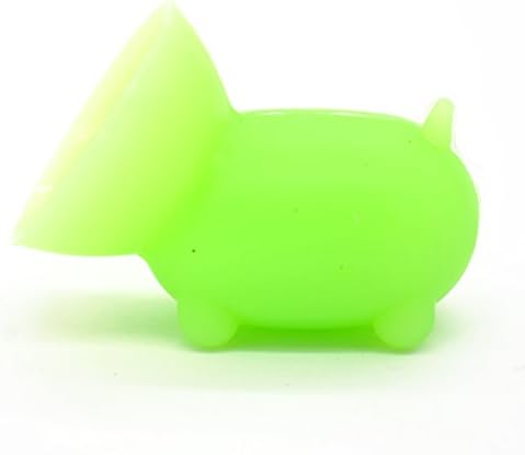 Silicone Piggy Phone Stand With Strong Suction Cup! Choose From Six Colors! Easy To Attach And Remove! Works With All Phones! Hands Free! Great Conversation Piece! (Green)