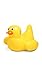 SunnyLife Women's Inflatable Duck, Yellow, One Size