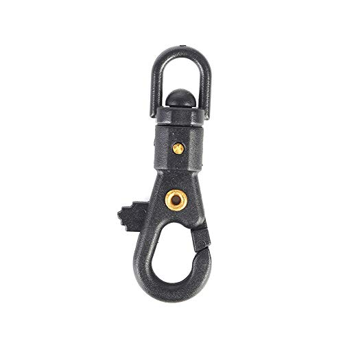 image for Bornbayb Nylon Plastic Steel Fast Eye Snap Hook, Lightweight Mini Snap