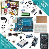 16Hertz UNO R3 Ultimate Starter Kit - LED, LCD, Breadboard, Shield, Relay, 9V Adapter, Sensor, Guide for Arduino