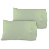 Allyson Brooke Home 2 pack 12x18 Pillowcase 100% cotton Perfect for MyPillow Go Anywhere Pillow Travel size, Toddler size Pillowcase 12x18 Color Sage