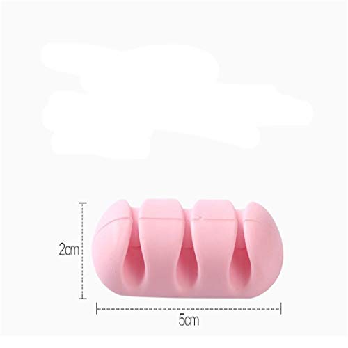 Kuke Cable Organizer,2 PCS Cable Clips Cable Holder Solid Silicone Cartoon Electrical Wire Cable Clamp