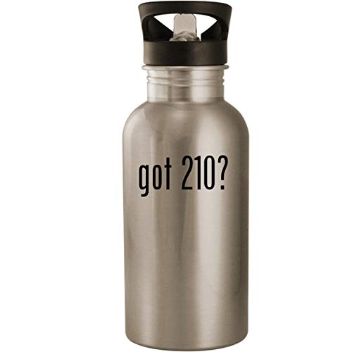got 210? - Stainless Steel 20oz Road Ready Water Bottle, Sil