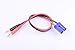 Hengfuntong-Elec 2PCS EC5 Connector Male to 4mm Banana Plug Charge Lead with 14awg 11.8