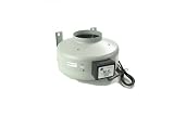 Tjernlund M-6 Inline Duct Booster Fan, Hydroponic Blower Heat Air Conditioning Vent Exhaust, 460 CFM, 6"