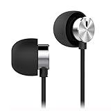 Senzer S10 Earbuds Noise-isolating Earphones Bass In-Ear Headphones with Microphone for iPhone Android Smartphones … (S10-)