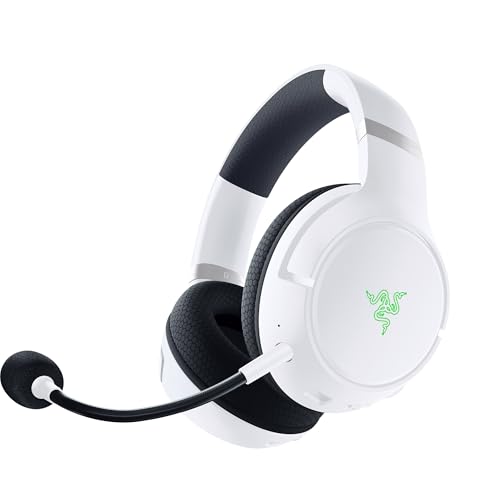 Razer Kaira Pro für Xbox - Kabelloses Headset für Xbox Series X|S (TriForce Titanium 50mm Treiber, HyperClear Supercardioid Mikrofon, Dediziertes Mikrofon) Mercury Weiß
